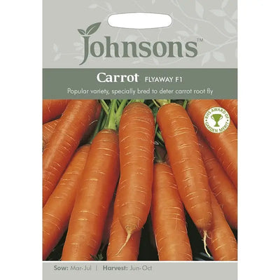 Johnston F&V Seeds - Carrot Flyaway F1 - Type V - Gardening