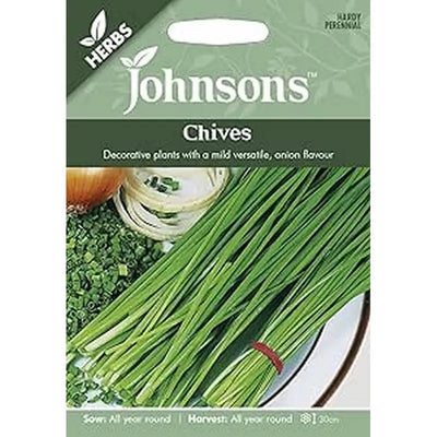 Johnston F&V Seeds - Chives Fine Leaf - Type V - Gardening