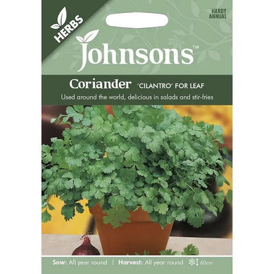 Johnston F&V Seeds - Coriander Cilantro For Leaf - Type V