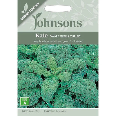 Johnston F&V Seeds - Kale Dwarf Green Curled - Type V