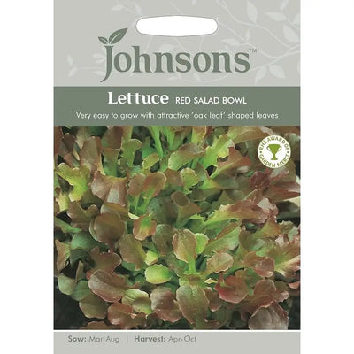 Johnston F&V Seeds - Lettuce Red Salad Bowl - Type V