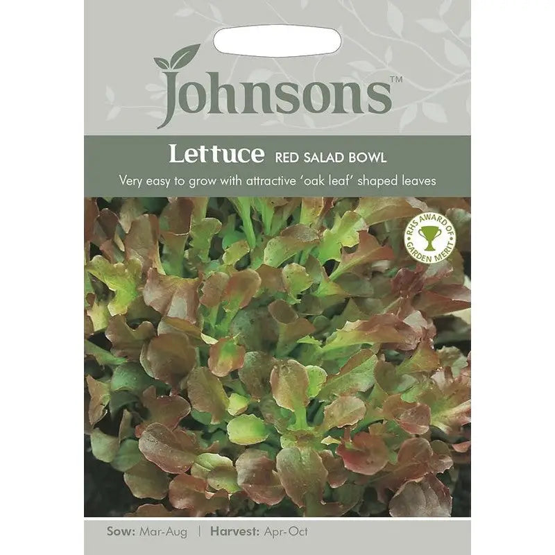 Johnston F&V Seeds - Lettuce Red Salad Bowl - Type V