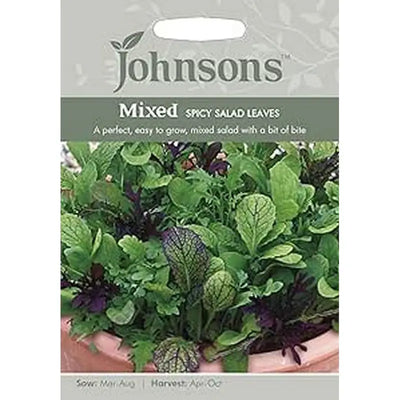 Johnston F&V Seeds - Mixed Spicy Salad Leaves - Type V