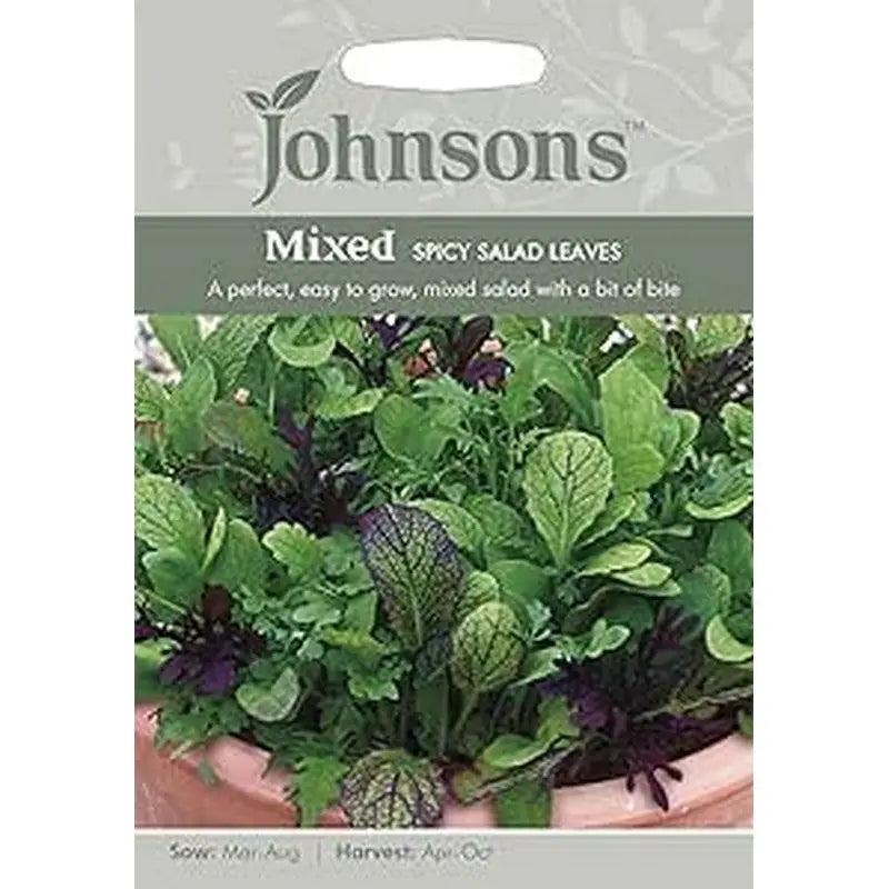 Johnston F&V Seeds - Mixed Spicy Salad Leaves - Type V