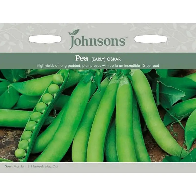 Johnston F&V Seeds - Pea Oskar - Type V - Gardening &