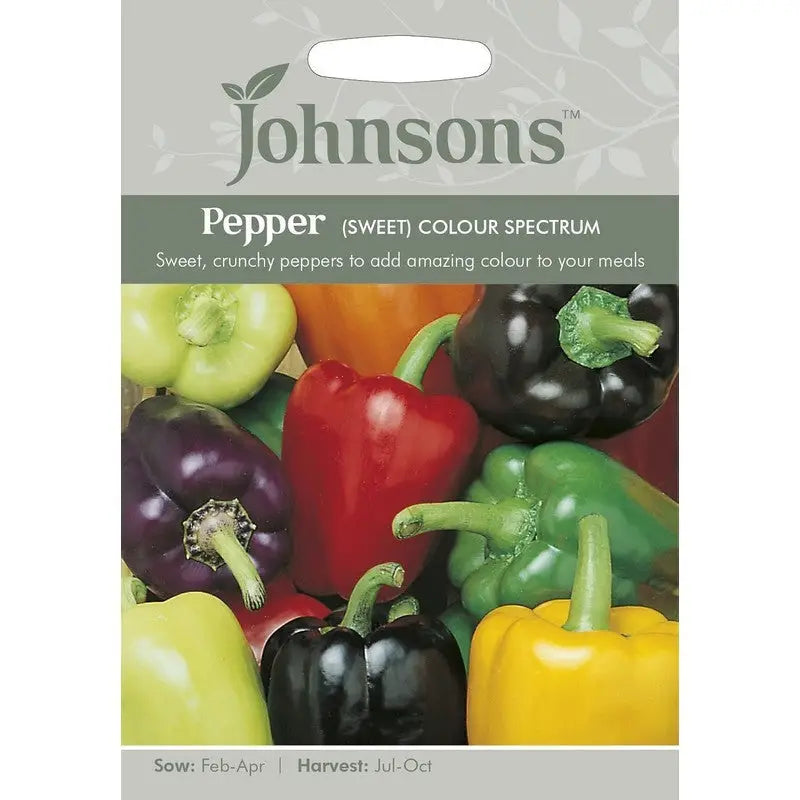 Johnston F&V Seeds - Pepper (Sweet) Colour Spectrum - Type