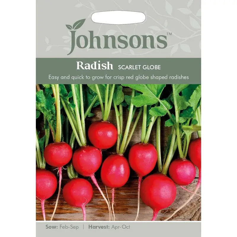 Johnston F&V Seeds - Radish Scarlet Globe - Type V