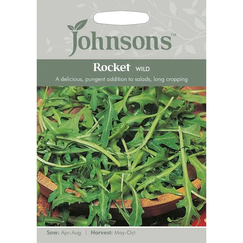 Johnston F&V Seeds - Rocket Wild - Type V - Gardening &