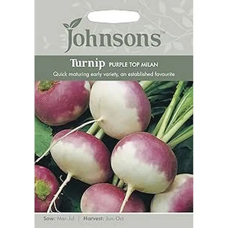 Johnston F&V Seeds - Turnip Purple Top Milan - Type V