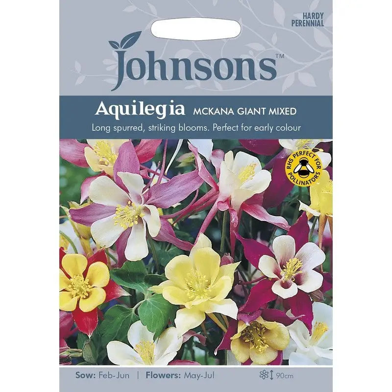 Johnston Flower Seeds - Aquilegia Mckana Giant Mixed - Type