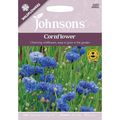 Johnston Flower Seeds - Cornflower - Type F - Gardening &