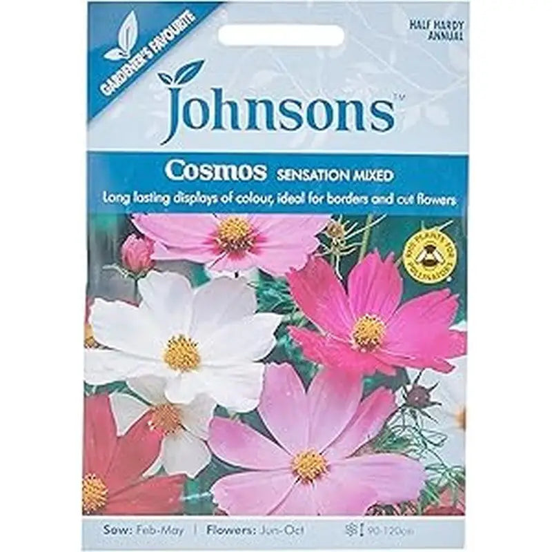 Johnston Flower Seeds - Cosmos Sensation Mixed - Type F