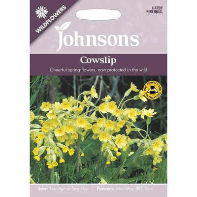 Johnston Flower Seeds - Cowslip - Type F - Gardening &