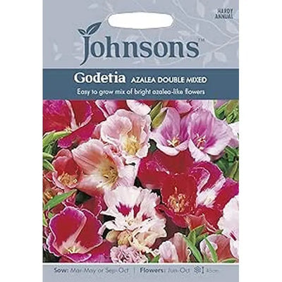 Johnston Flower Seeds - Godetia Azalea Double Mixed - Type