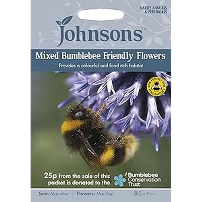 Johnston Flower Seeds - Mixed Bumblebee Friendly Flowers