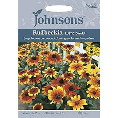 Johnston Flower Seeds - Rudbeckia Rustic Dwarf - Type F
