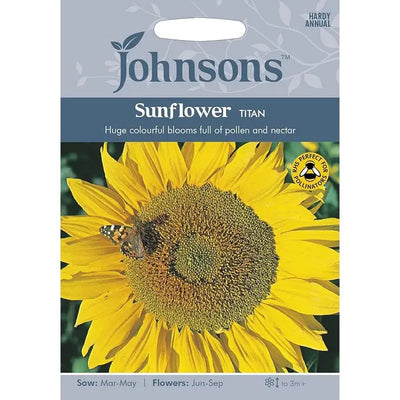 Johnston Flower Seeds - Sunflower Titan - Type E