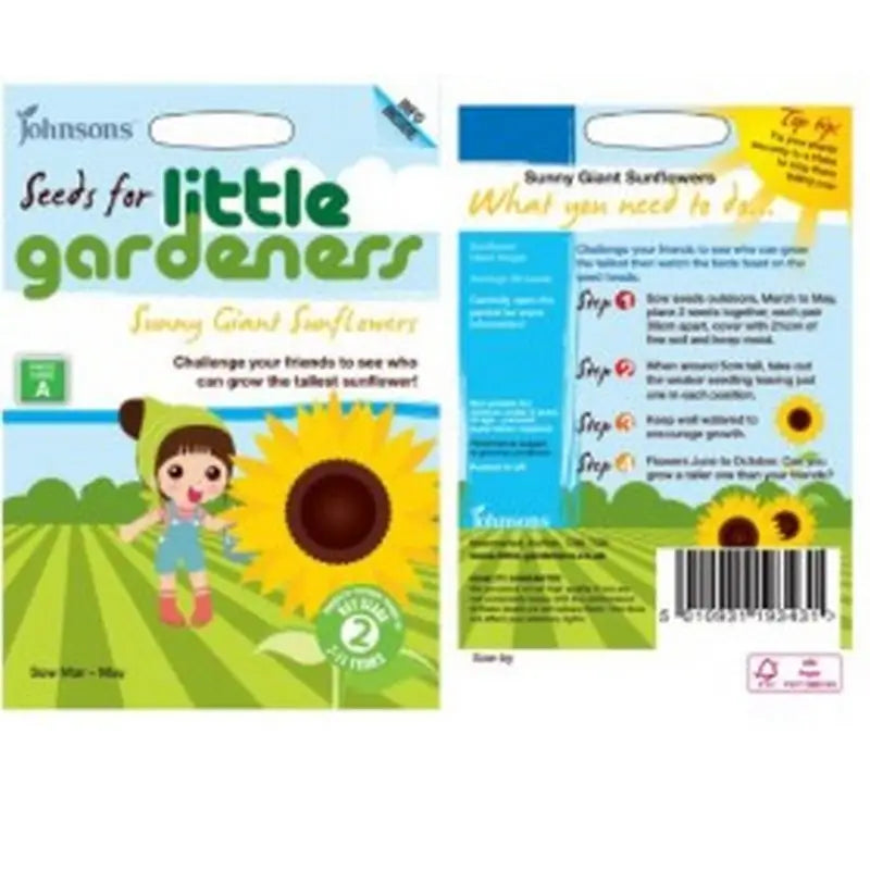 Johnston Flower Seeds - Sunny Giant Flowers - Type F