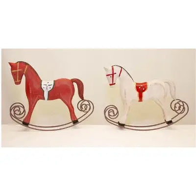 Joyful Rocking Horse 21 x 28cm - 2 Assorted - 1 Sent