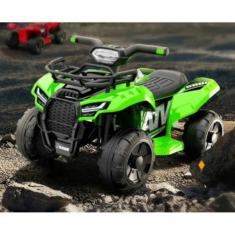 JS Champion 6V Electric Ride On Quad Green Toys