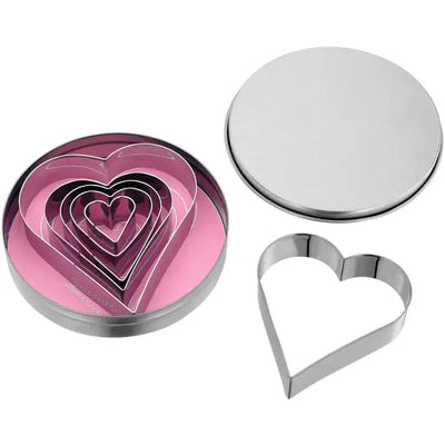 Judge 6Pce Heart Shape Cutters - Kitchenware