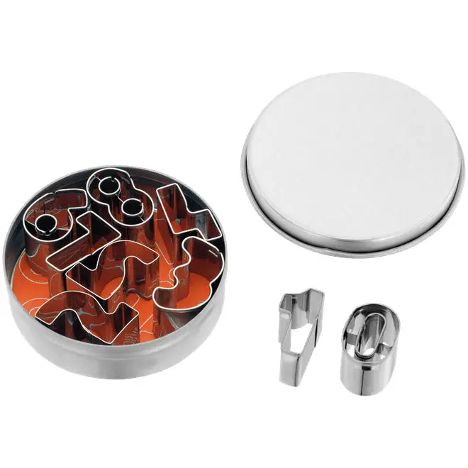 Judge 9 Pce Small Number Cutters - Kitchenware