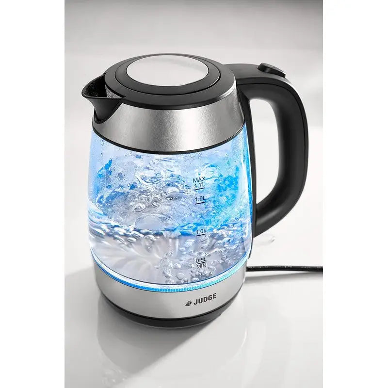 Judge Cordless Glass Kettle 2200W - 1.7 Litre - Kitchenware