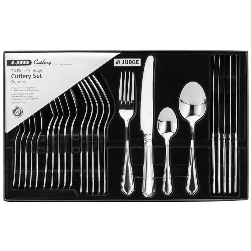 Judge Dubarry Vintage Cutlery Set 6 Place Settings 24 Piece
