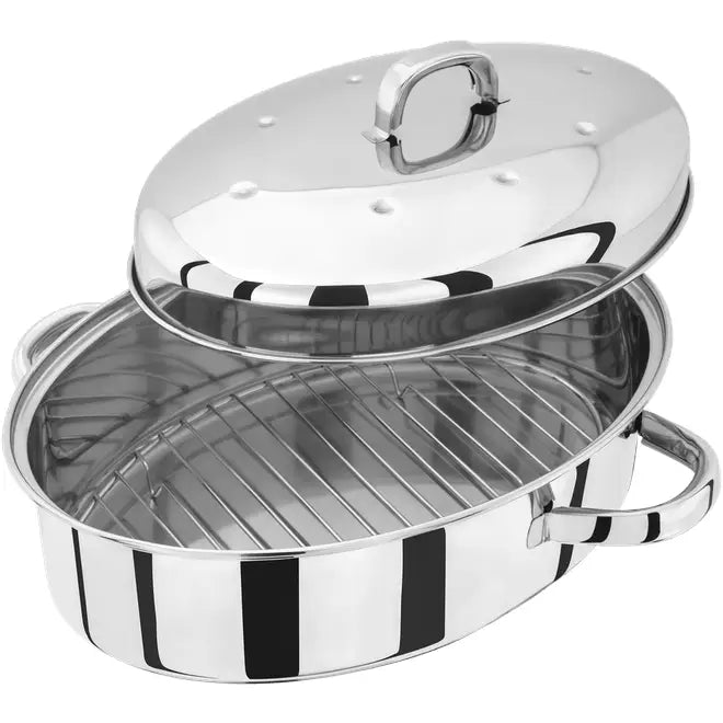 Judge High Oval Roaster - Self Basting Lid - Kitchenware