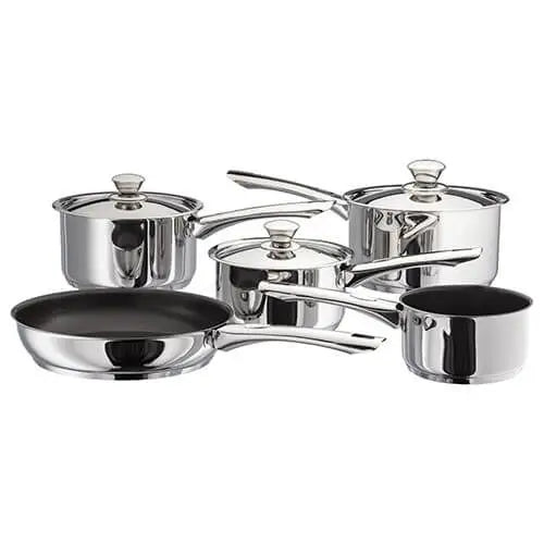 Judge Platina Stainless Steel 5 Piece Induction Saucepan