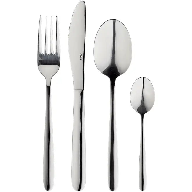 Judge Stainless Steel 24 Piece Cutlery Set Contemporary -