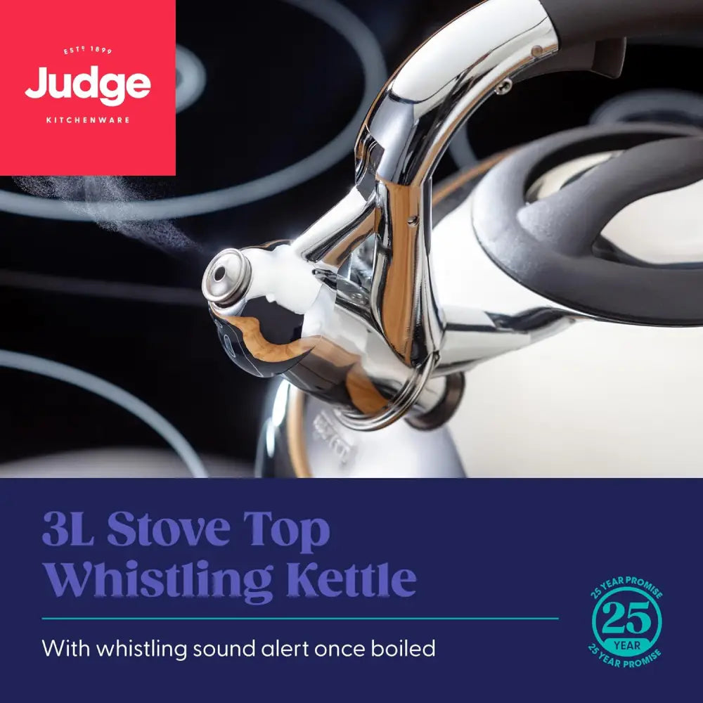 Judge Stove Top Whistling Kettle 3L JQ04 - Kitchenware >>