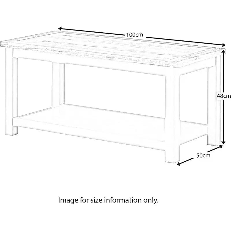 Julian Bowen Padstow Coffee Table - Oak - Tables