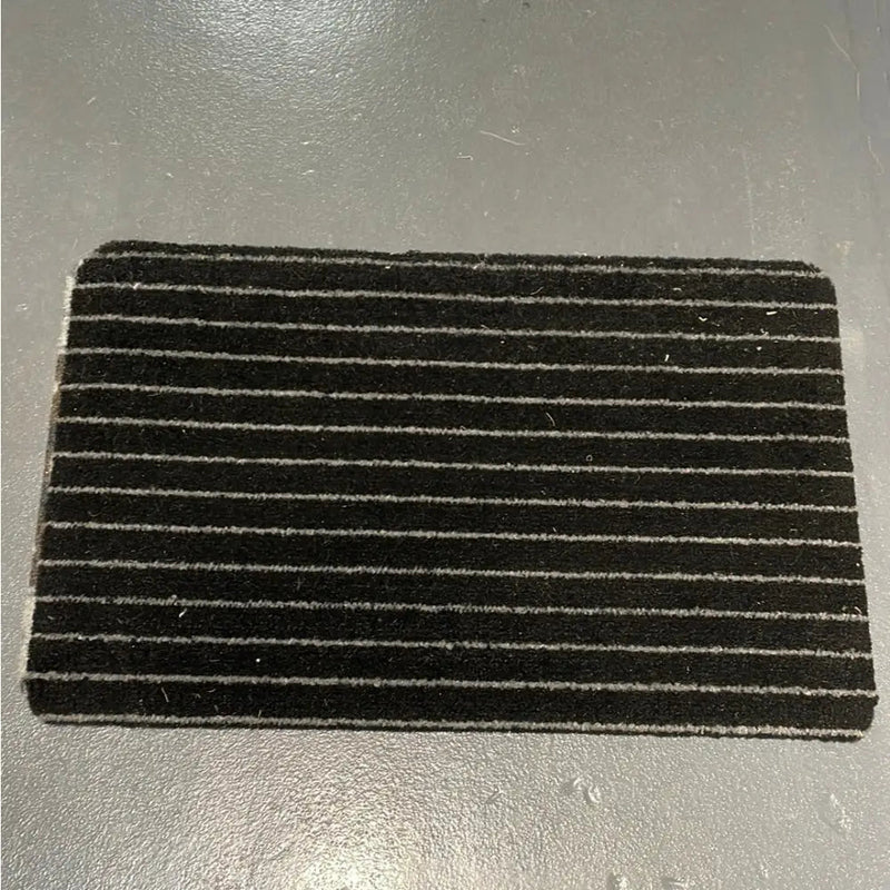 JVL Barrier Indoor Door Mat - 35 x 55cm - Black & Grey