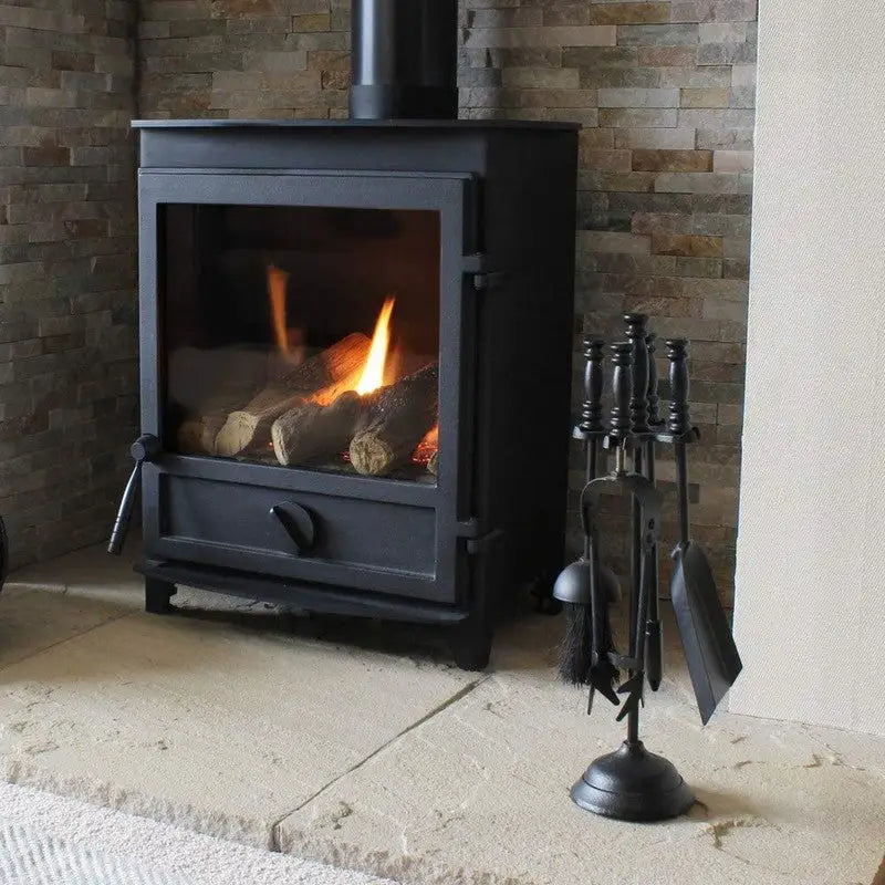 JVL Belvoir Fireside Companion Set With Stand - 5 Piece -