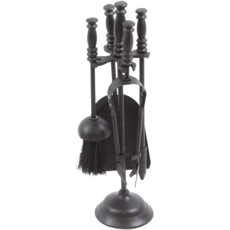 JVL Belvoir Fireside Companion Set With Stand - 5 Piece -
