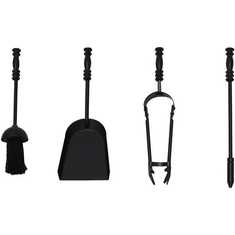 JVL Belvoir Fireside Companion Set With Stand - 5 Piece -