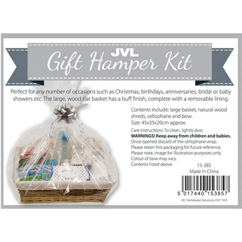 JVL Gift Hamper Kit 45x35x20cm - Giftware