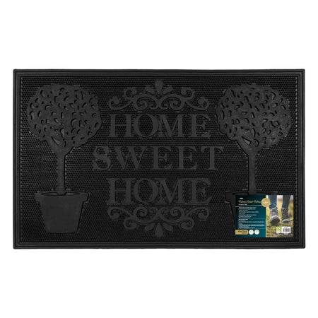 JVL Home Sweet Home Scraper Mat 40x60cm - Door Mat