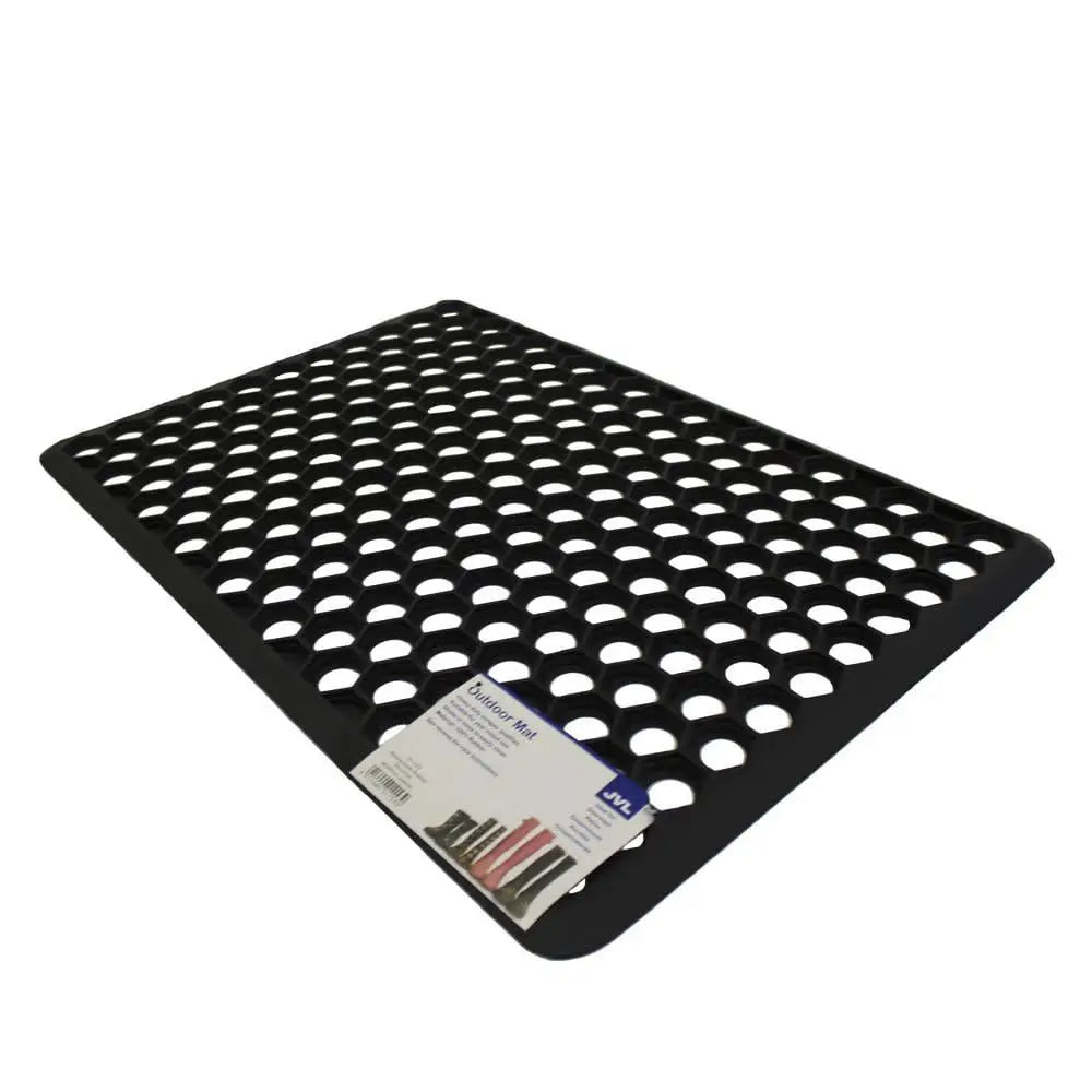 JVL Honeycomb Rubber Scraper Mat 40X60cm - Homeware