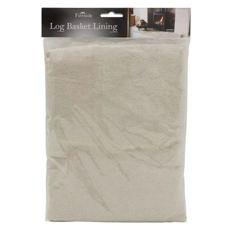 JVL Large Cotton Log Basket Liner - Natural - Basket Liner