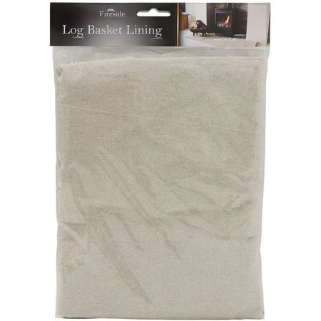 JVL Large Cotton Log Basket Liner - Natural - Fireside >>