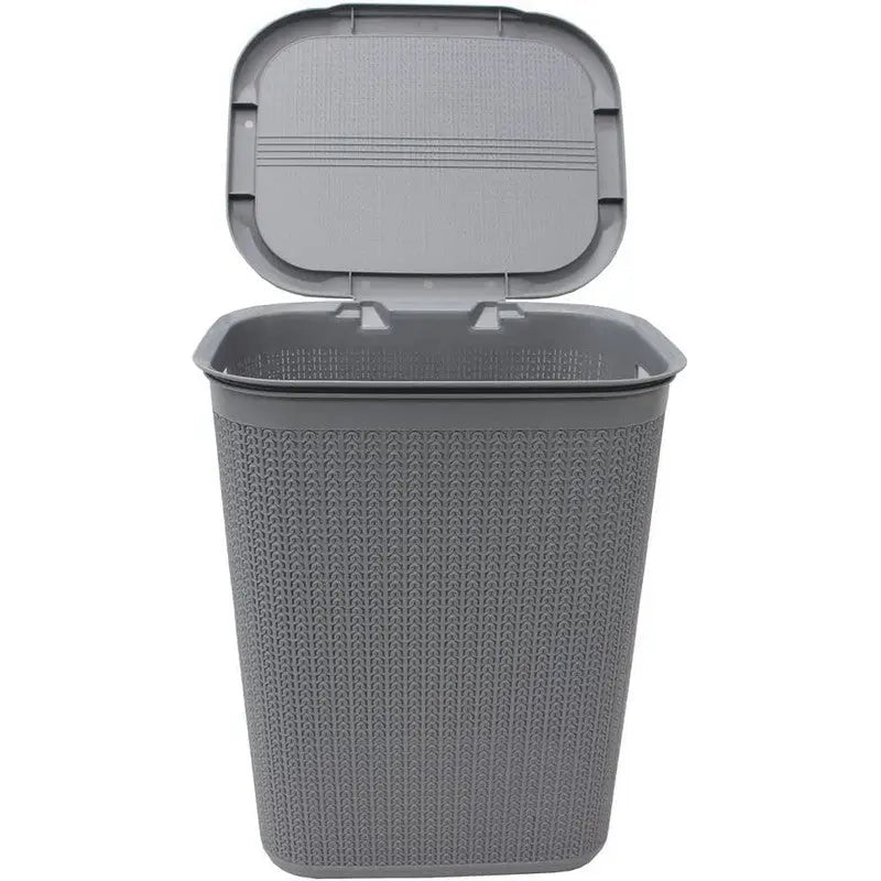 JVL Loop 50L Rectangle Laundry Basket With Lid (Various