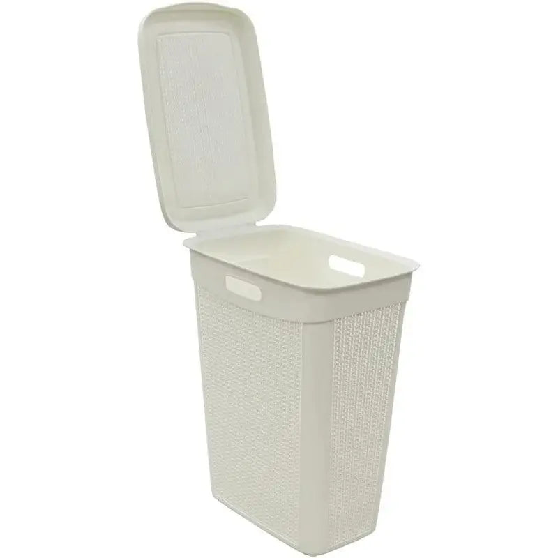 JVL Loop 50L Rectangle Laundry Basket With Lid (Various