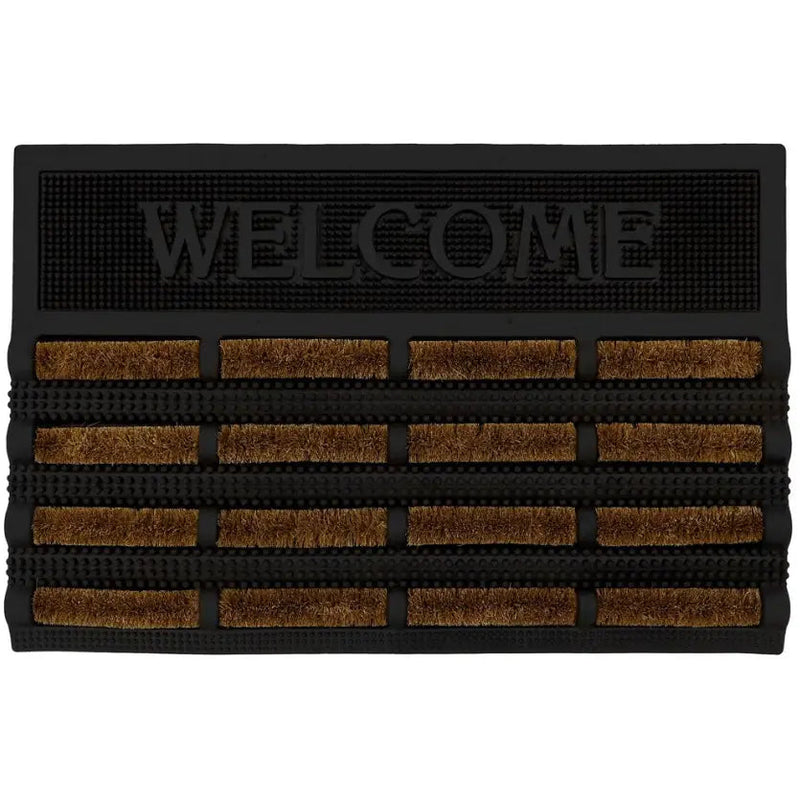 JVL Nimbus Welcome Scraper Mat 40x60cm - Door Mats