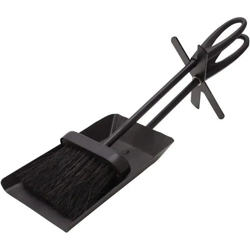 JVL Purbeck Fireside Coal Shovel & Brush Hearth Set - 2
