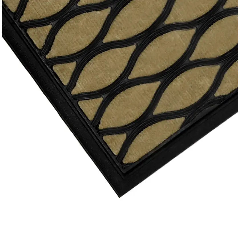 JVL Vienna Scraper Mat 45x100cm - Droplet - Doormat