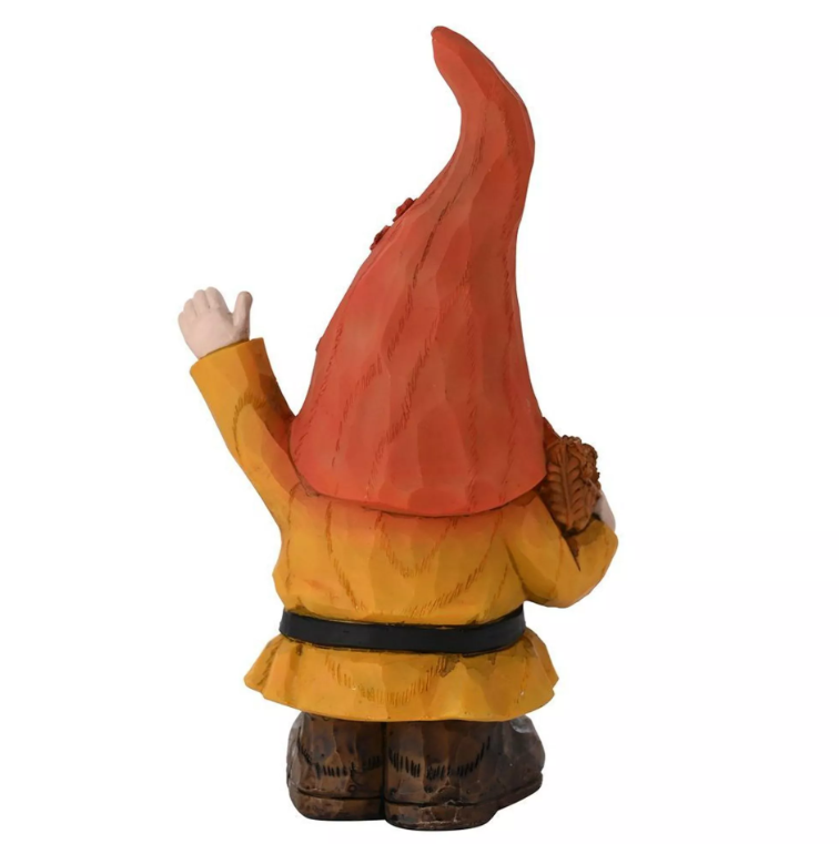 Country Living Autumn Gonk Holding Wheat