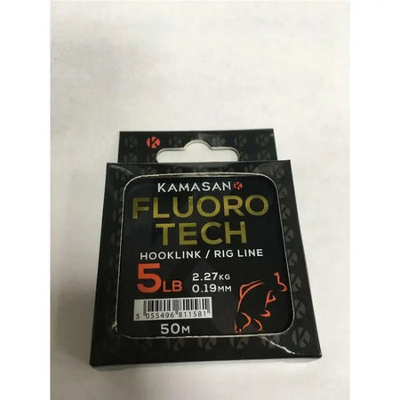 Kamasan Fluoro Tech 50m Hookline / Rig Line - 5LB / 6LB /