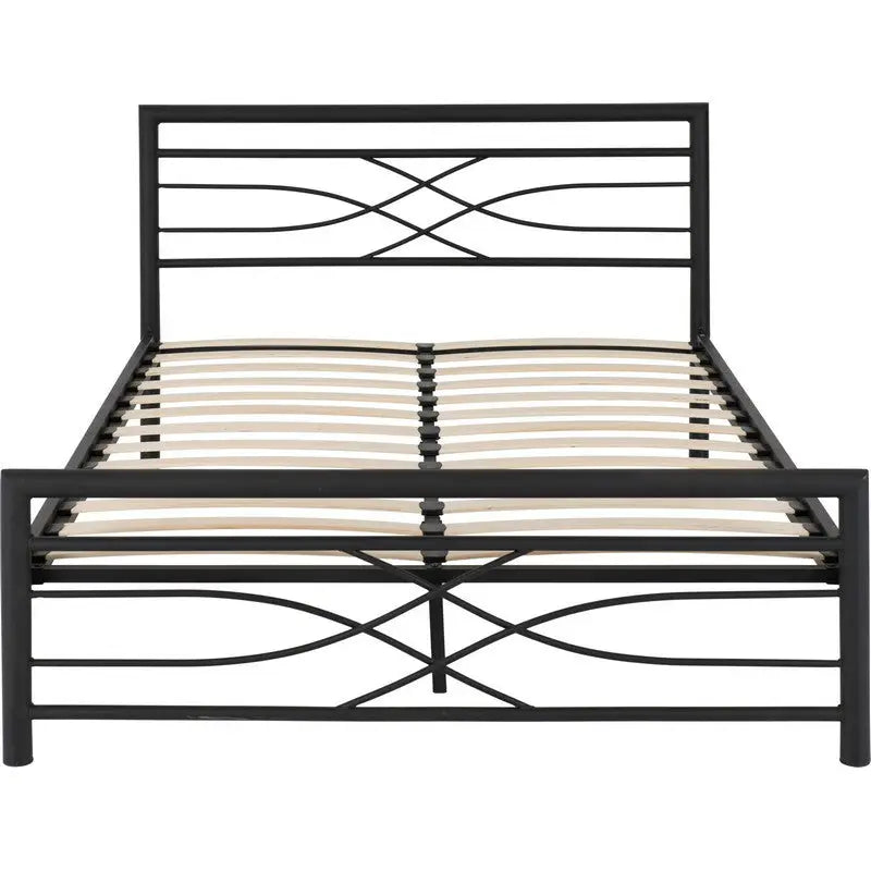 Kelly’s Black Metal Bed Frame - Available in 3ft / 4ft 6 /